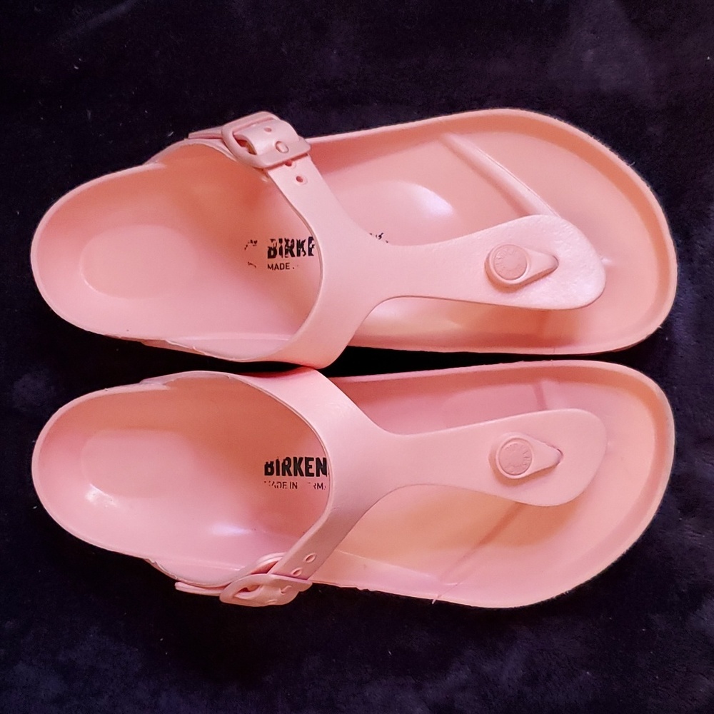 Birkenstock Gizeh Essentials EVA Coral Peach Size 38
